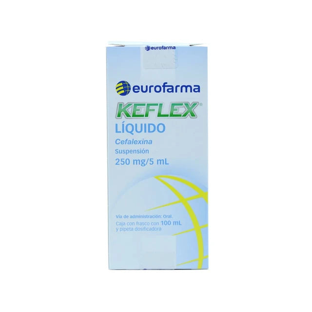 KEFLEX SUSP 250 MG / 5 ML CON 100 ML