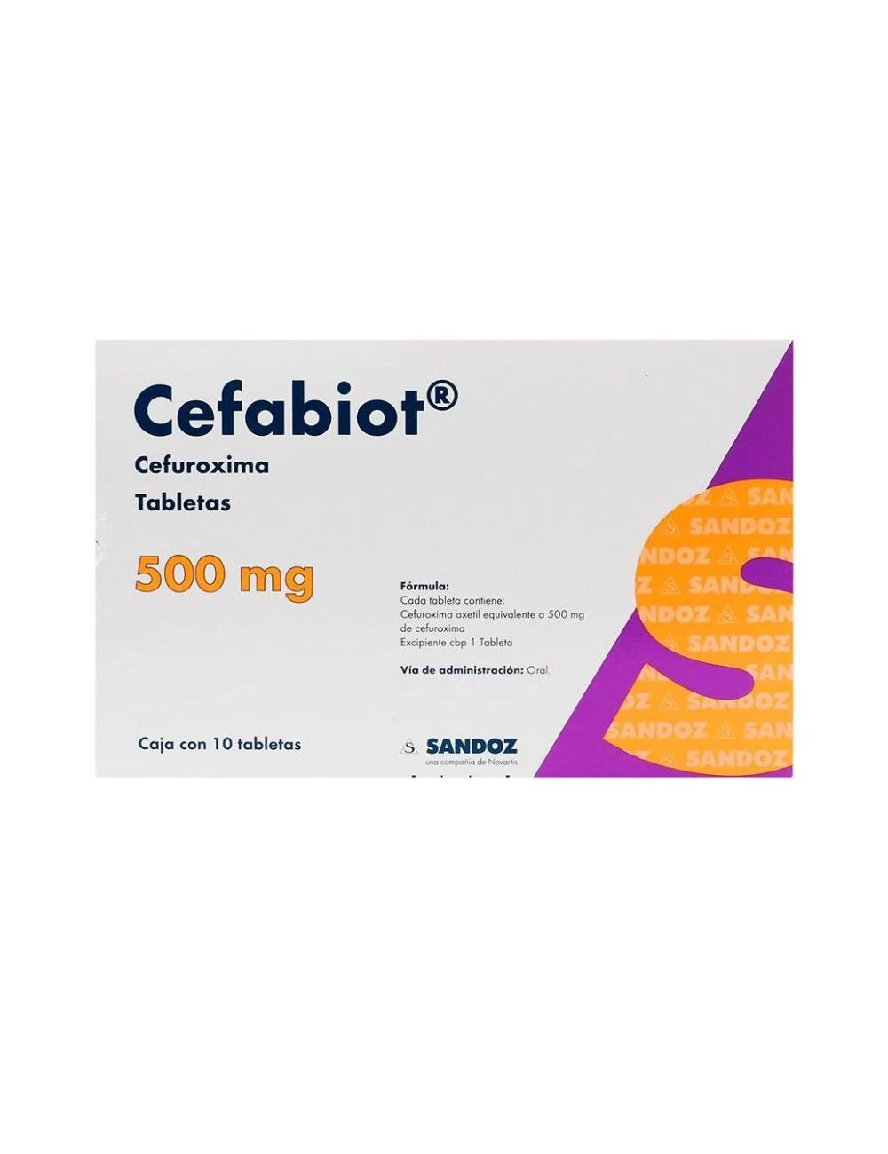 CEFABIOT 500 MG CON 10 TABLETAS (***)