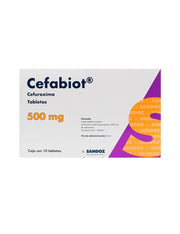 CEFABIOT 500 MG CON 10 TABLETAS (***)