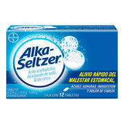ALKA SELTZER CON 12 TABLETAS
