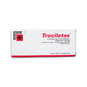 TROCILETAS CEREZA CON 10 TABLETAS    (** | Código de barras 7501547522220