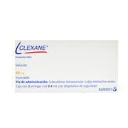 CLEXANE JGA 2 40MG INYECTABLE    (***) | Código de barras 7501072350220