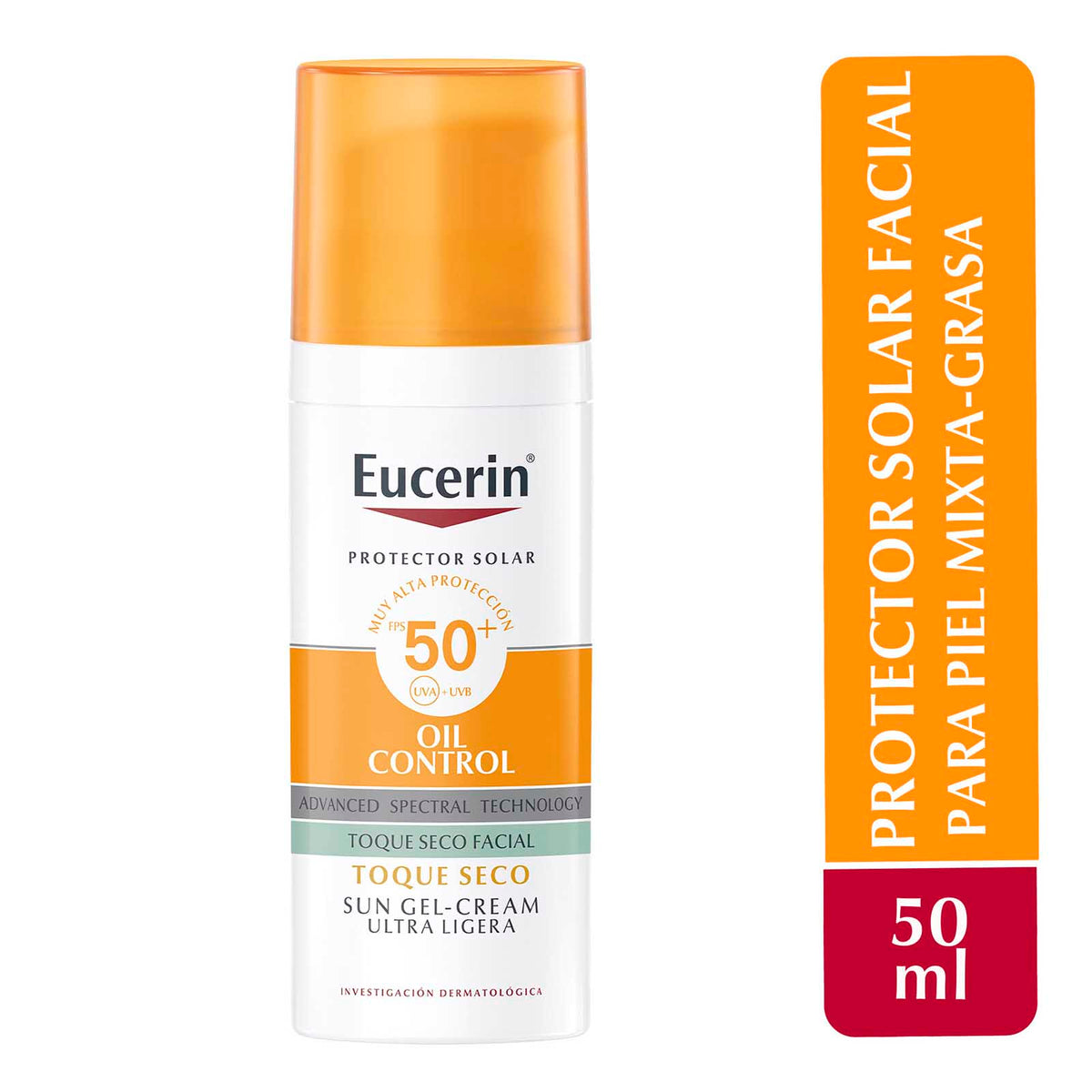 EUCERIN BLOQ OIL CONTROL 50+ FPS 50 ML | Código de barras 4005900140906