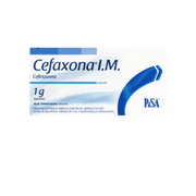 CEFAXONA FA 1G IM INYECTABLE (***)