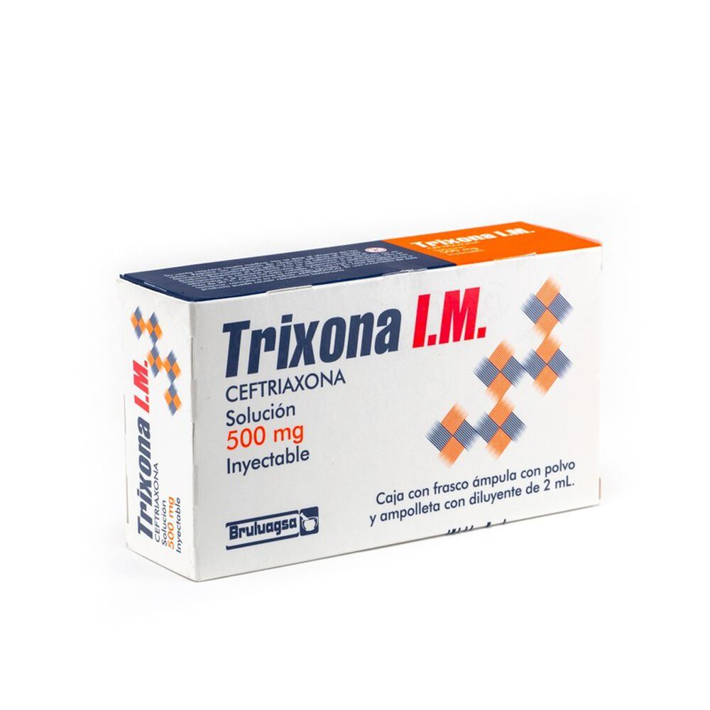 TRIXONA 500MG SOLU INY (KJ) (***)