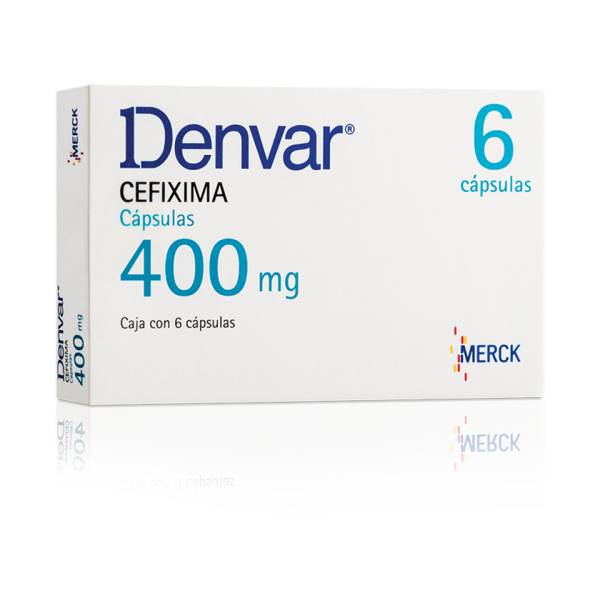 DENVAR 400 MG CON 6 CAPSULAS (***)