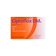 CIPROFLOX DM 1 G CON 7 TABLETAS (***)