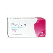 PRASIVER 10MG 15 TABLETAS    (***) | Código de barras 7502009740534