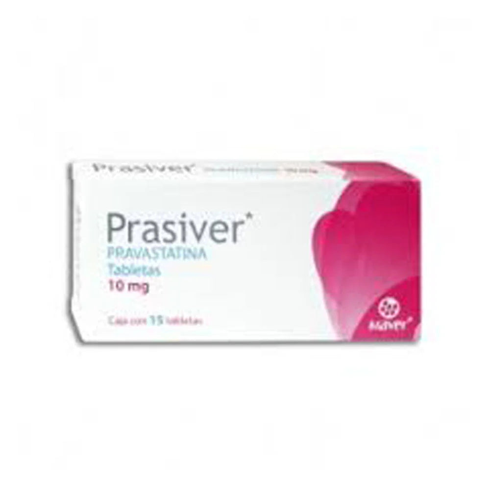 PRASIVER 10MG 15 TABLETAS    (***) | Código de barras 7502009740534