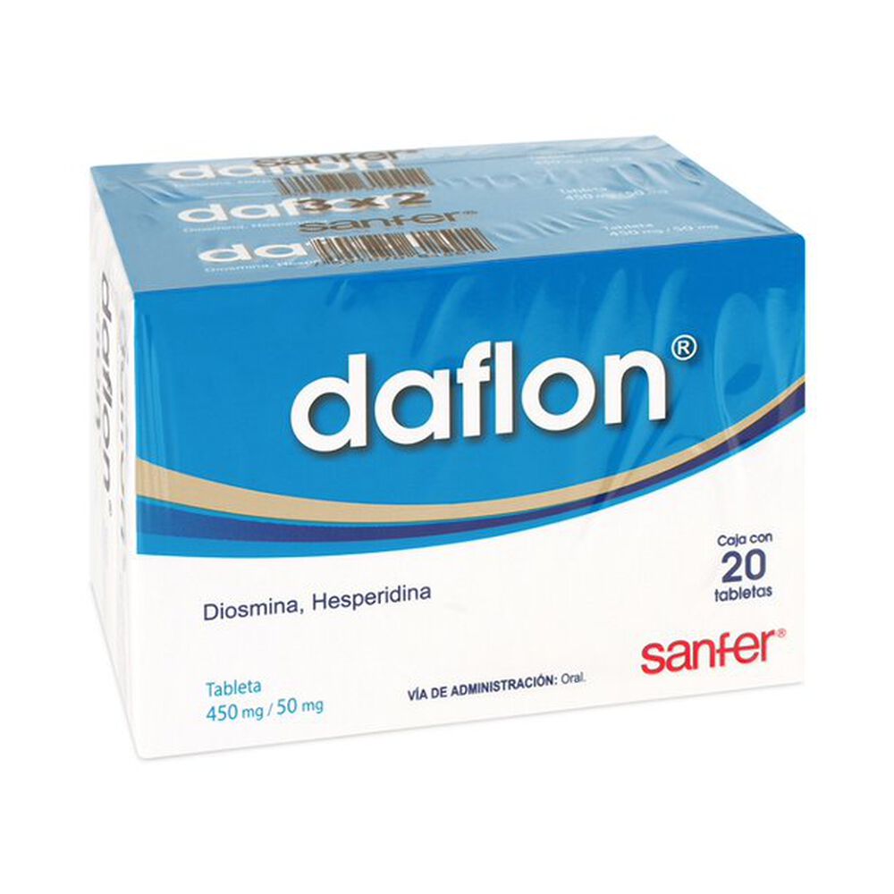 DAFLON TRIPACK 3X2 DIOSMINA 500MG 20TAB