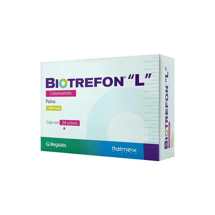 BIOTREFON L COBAMAMIDA 1000MCG 24 PVO