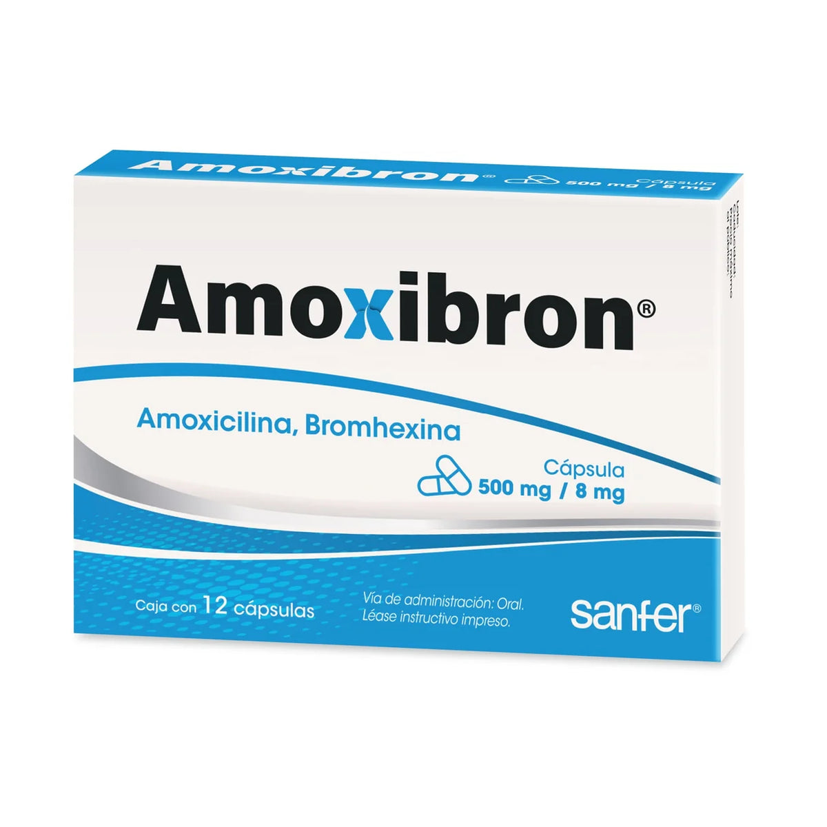 AMOXIBRON 500 MG (A) CON 12 CAPSULAS