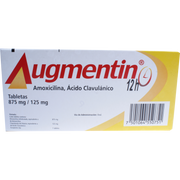 AUGMENTIN 12 H 875/125MG CON 10 TAB