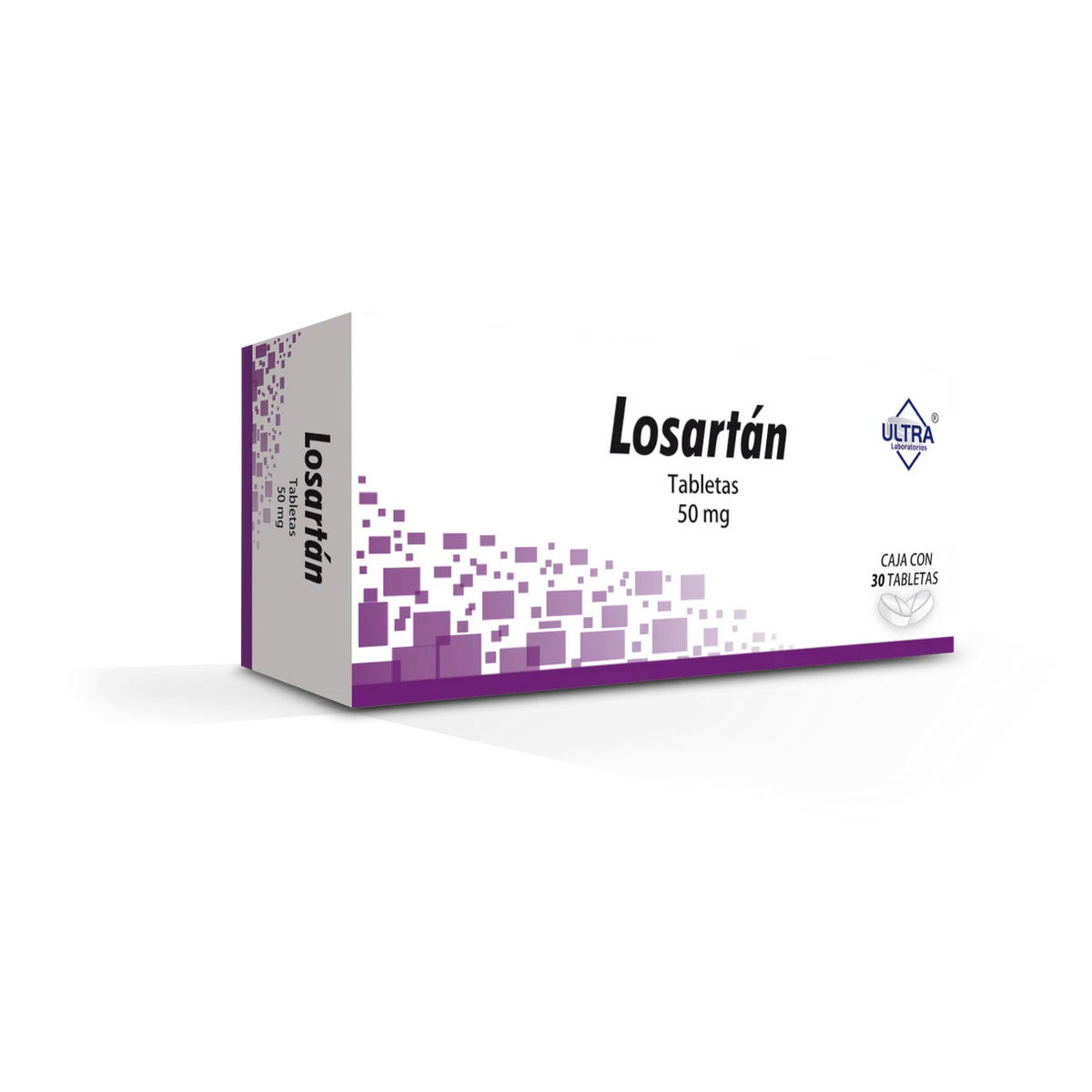 LOSARTAN 50 MG TABLETAS CON 30    (***) | Código de barras 7502216803657