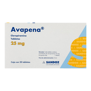 AVAPENA 25 MG CON 20 GRAGEAS (***)