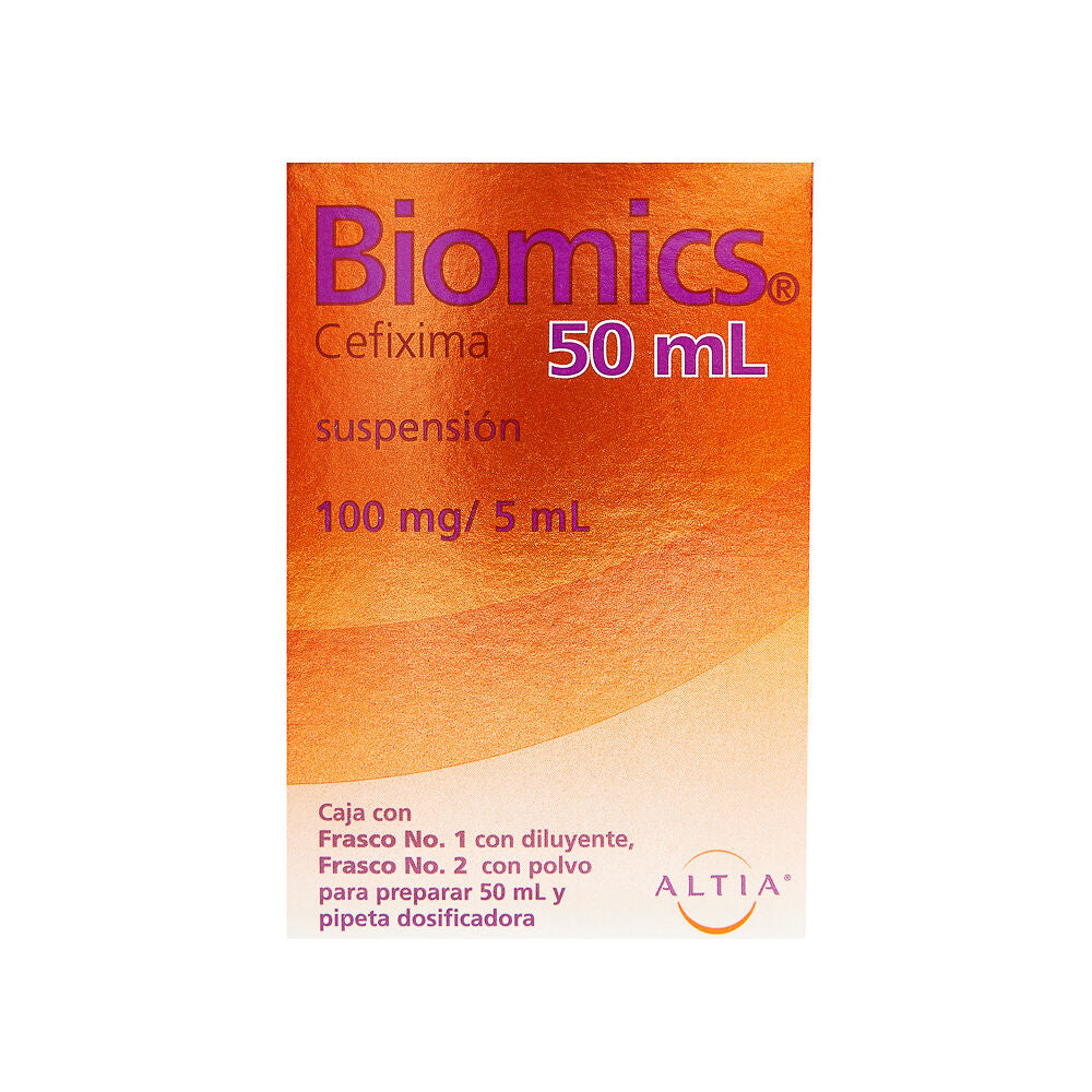 BIOMICS 100MG/5ML SUSPENSION 50 ML (*