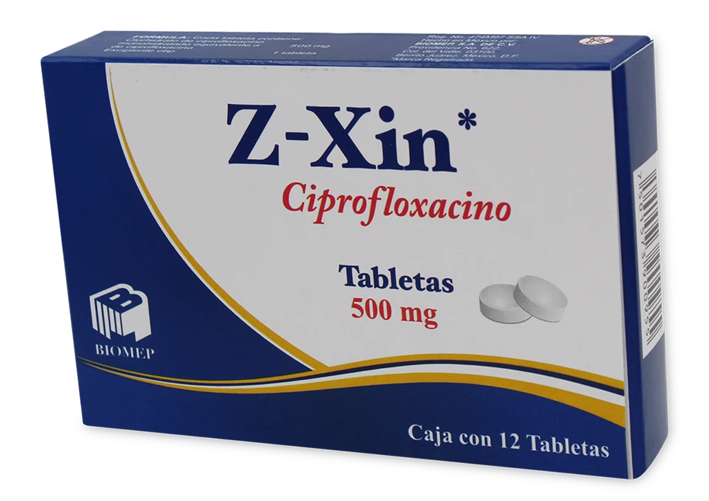 Z-XIN 500 MG CON 12 TABLETAS (***)