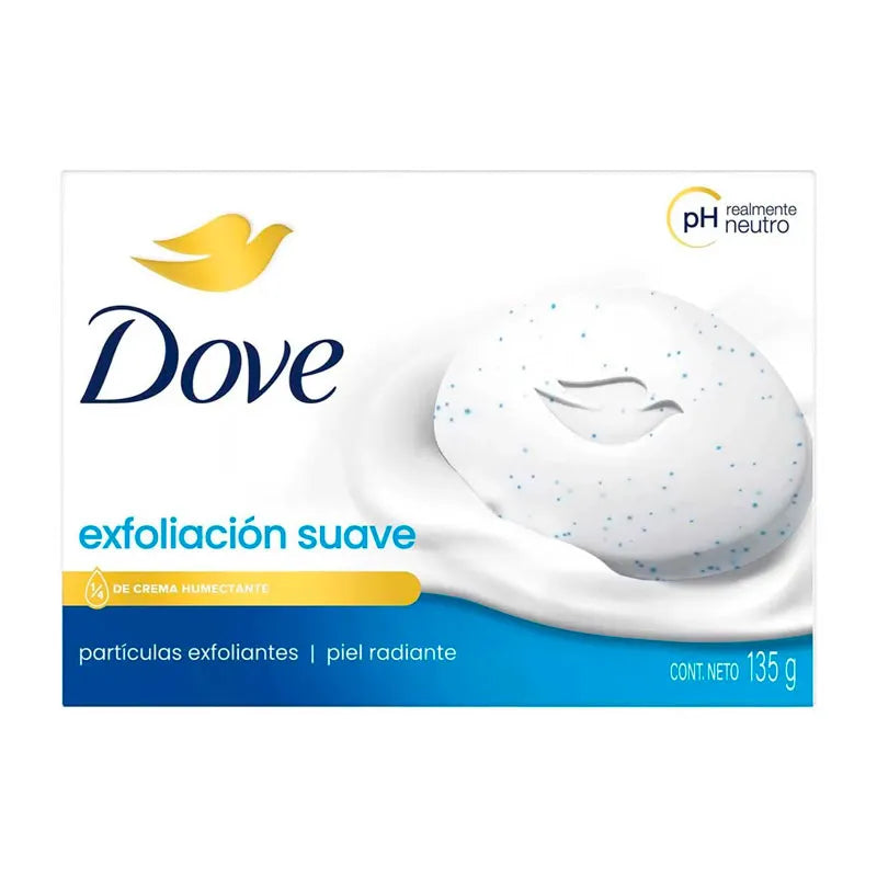 DOVE BARRA EXFOLIACION SUAVE 135 G    (* | Código de barras 7501056371159