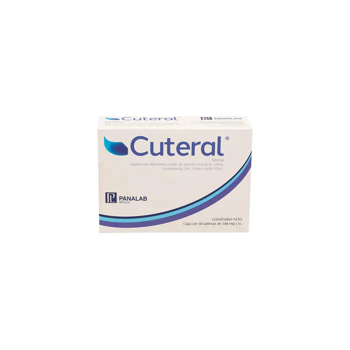 CUTERAL CON 30 TABLETAS 388MG (***)