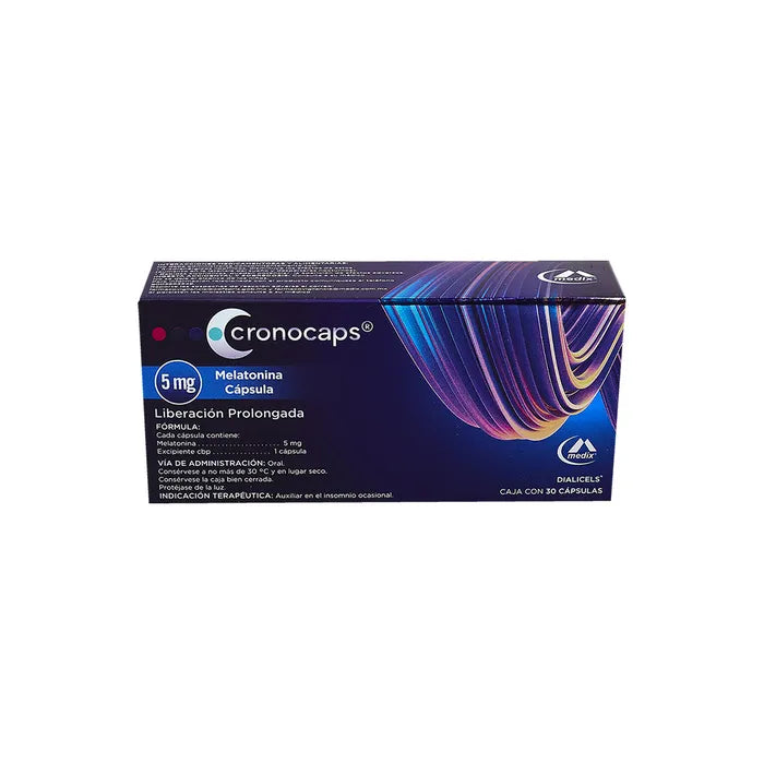 CRONOCAPS 5 MG CON 30 CAPSULAS (***)