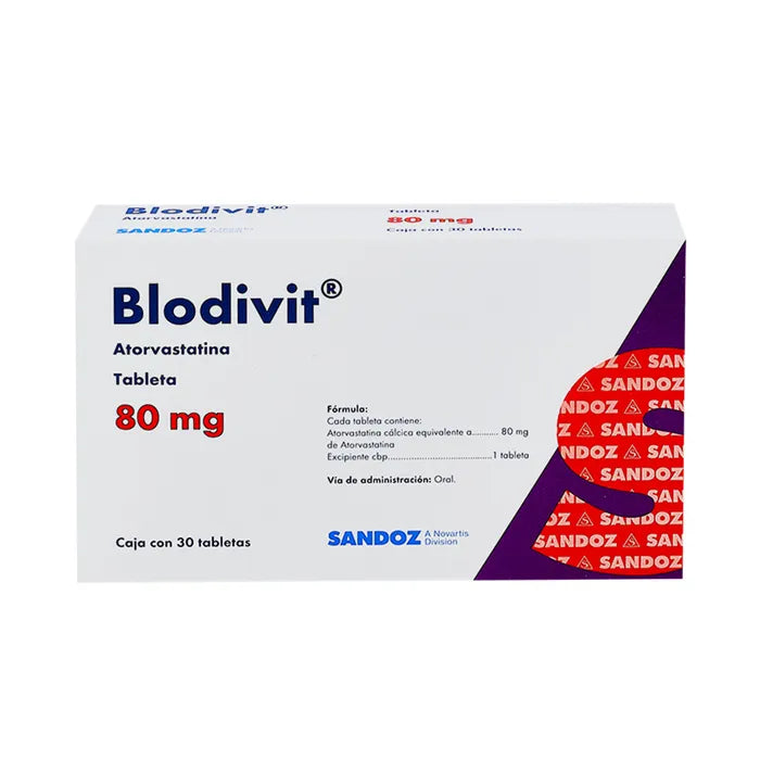 BLODIVIT 80MG CON 30 TAB (***)