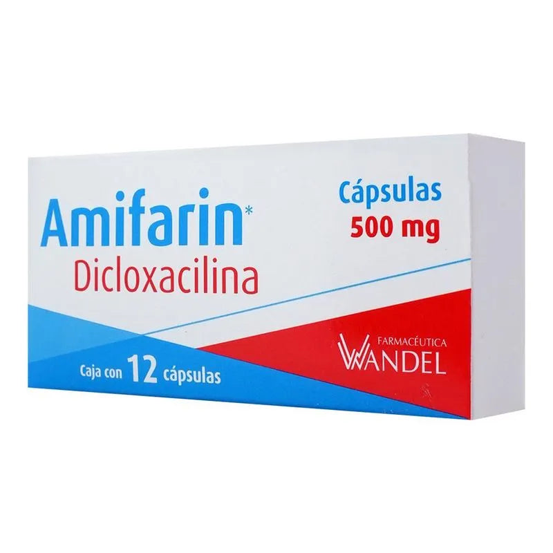 AMIFARIN DICLOXACILINA CAPS 500 12 (*