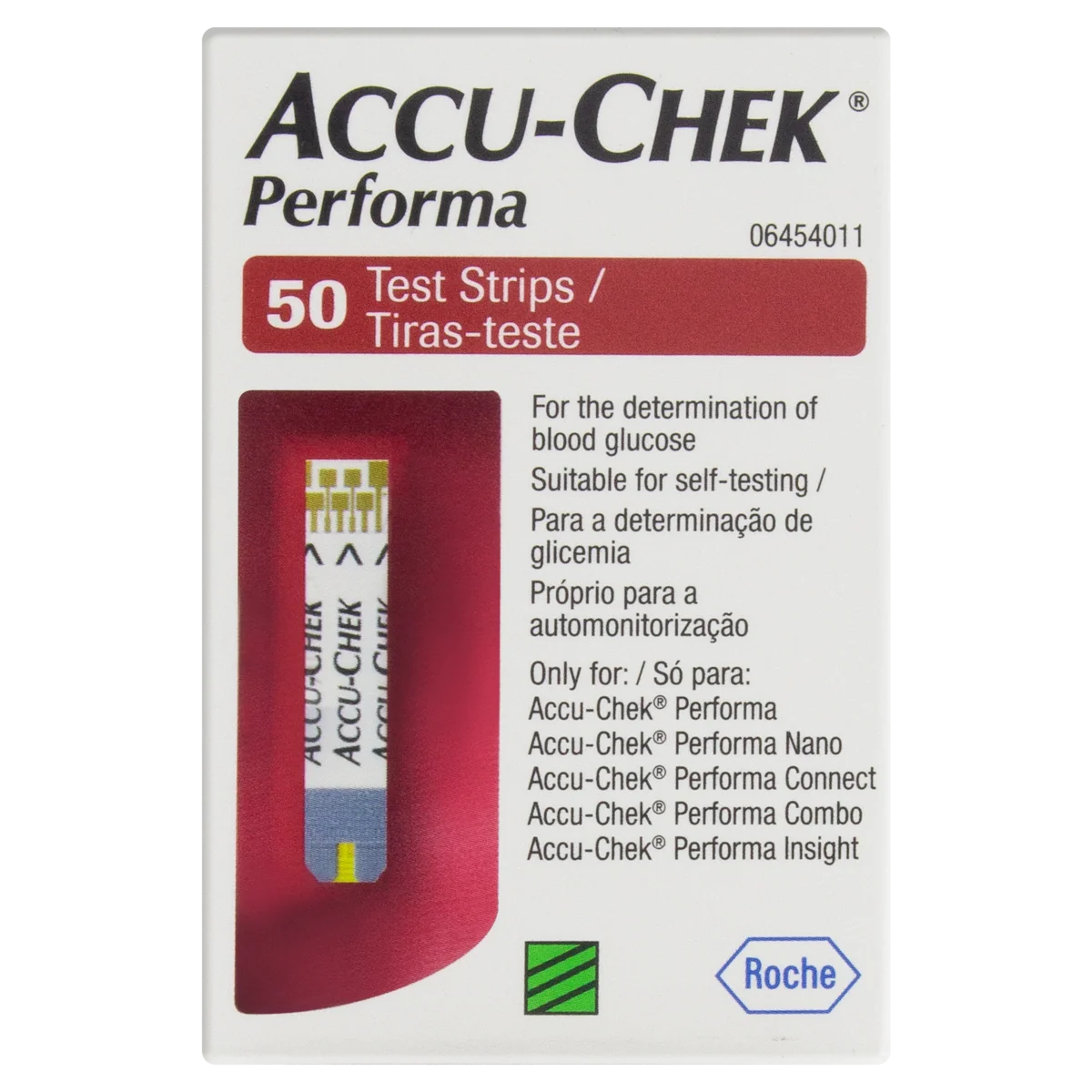 ACCU-CHEK PERFORMA CON 50 TIRAS 41115800 | Código de barras 4015630981977