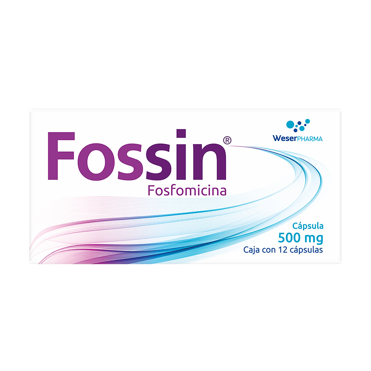 FOSSIN 500 MG CON 12 CAPSULAS (***)