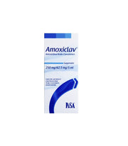 AMOXICLAV 250 MG SUSPENSION 75 ML (**