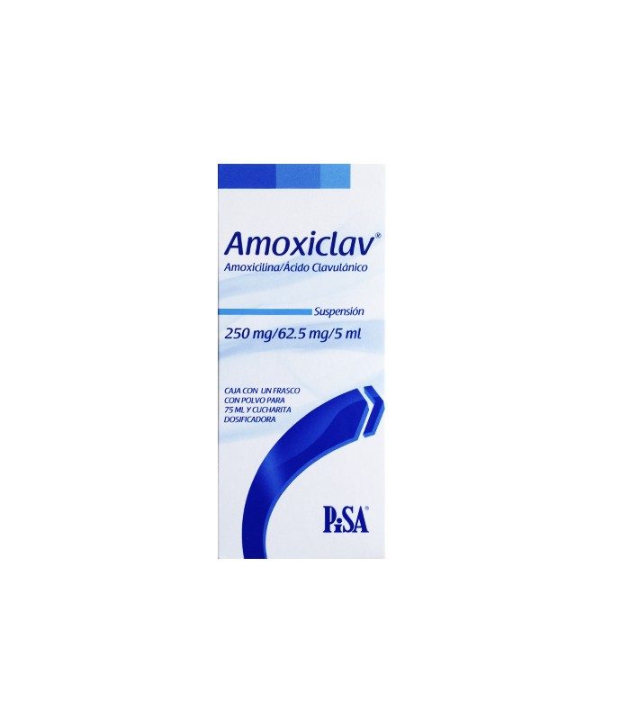 AMOXICLAV 250 MG SUSPENSION 75 ML (**