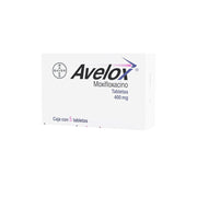 AVELOX 400MG CON 5 TABLETAS (***)