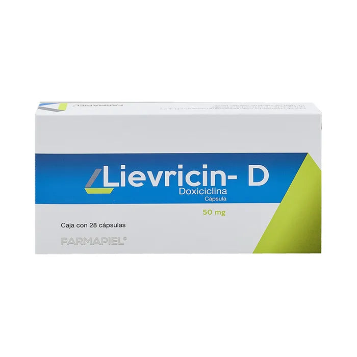 LIEVRICIN-D 50 MG CON 28 CAPSULAS (**