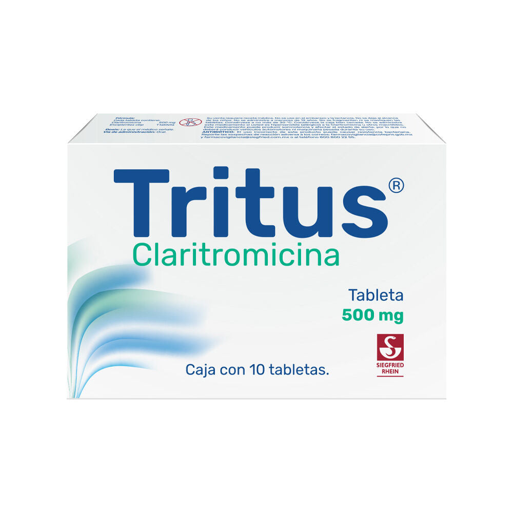 TRITUS 500 MG CON 10 TABLETAS