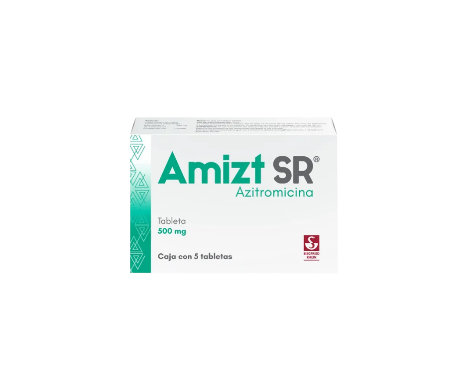 AMIZT SR 500 MG CON 5 TABLETAS (***)