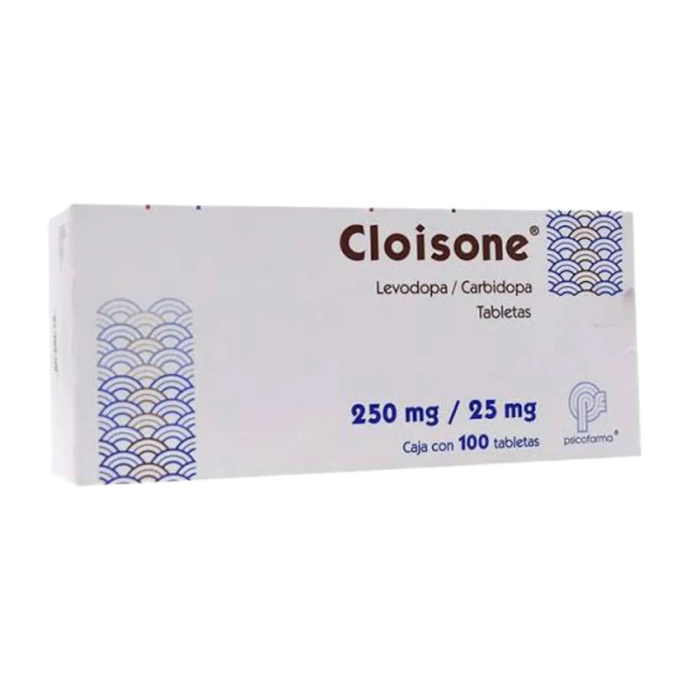 CLOISONE 250 MG / 25 MG CON 100 TABLETAS