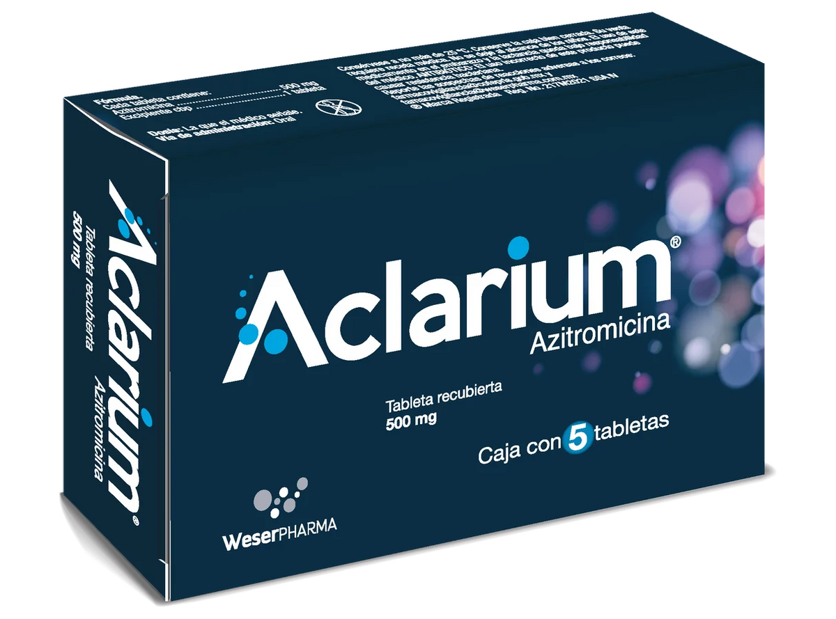 ACLARIUM 500 MG CON 5 TABLETAS 51101572