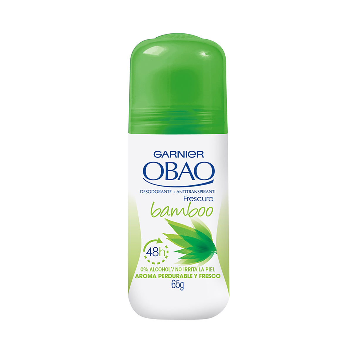 OBAO WOMAN BAMBOO VERDE ROLL ON 65 G | Código de barras 7501839107852