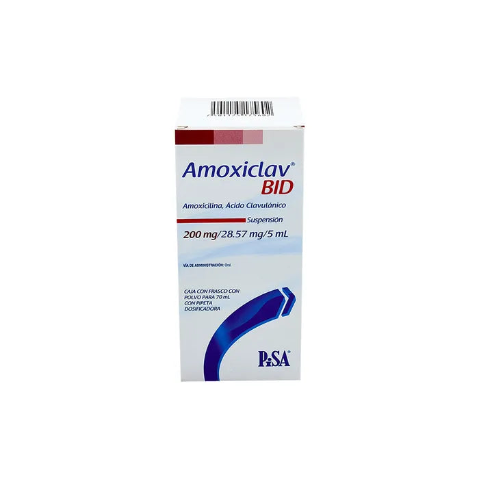 AMOXICLAV BID 200 / 28.57 MG 70 ML (*