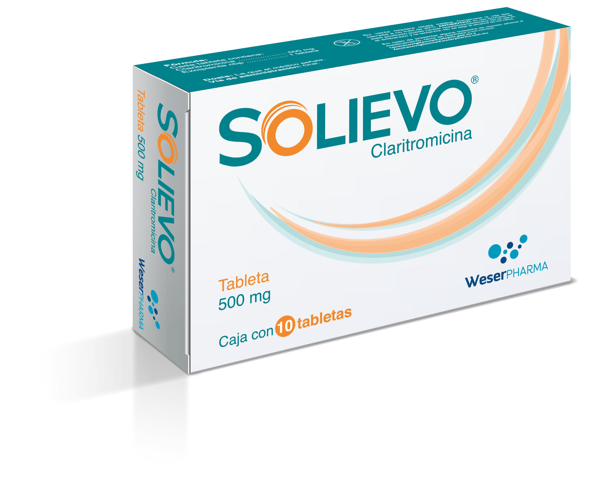 SOLIEVO 500 MG CON 10 CAPS (***)