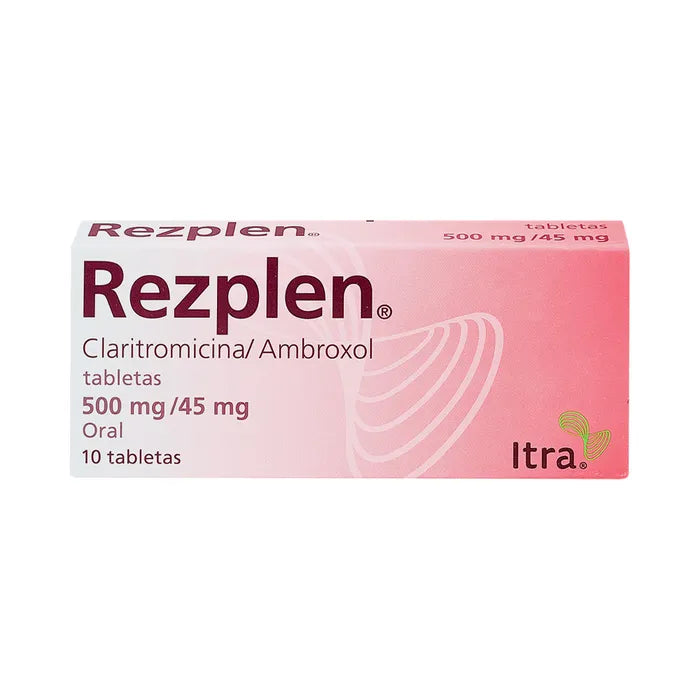 REZPLEN 500 MG / 45 MG CON 10 TABLETAS
