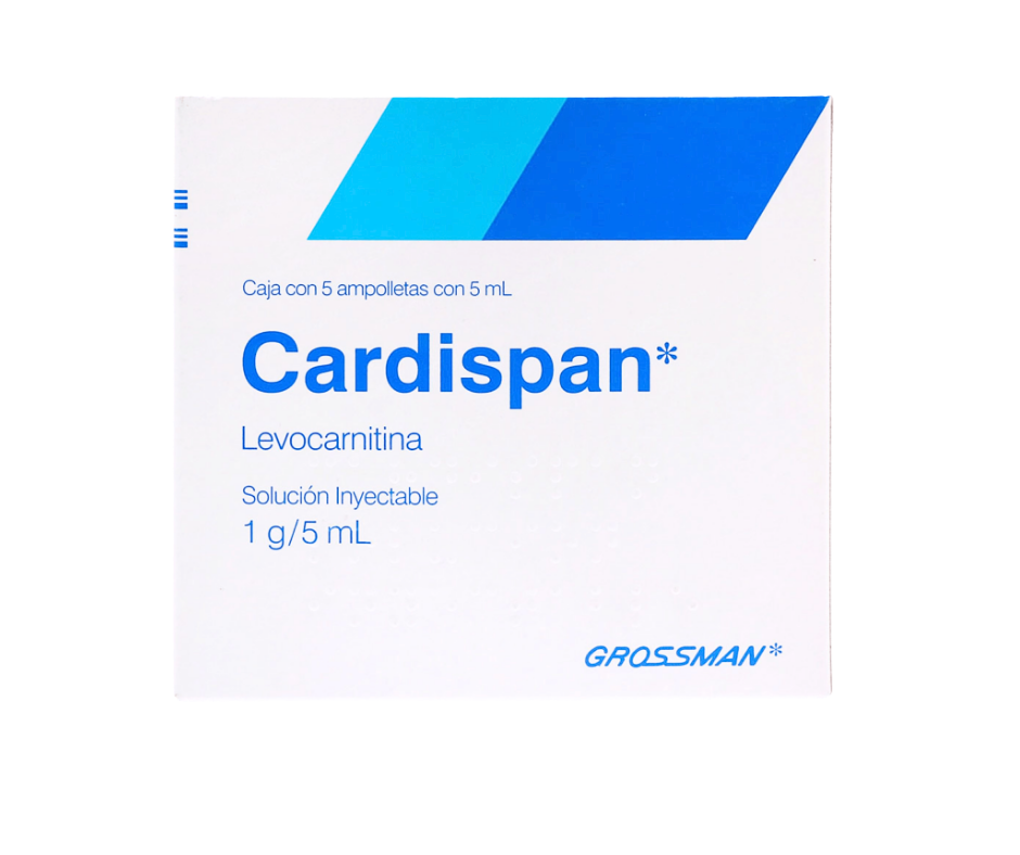 CARDISPAN 1 G CON 5 AMPOLLETAS (***)