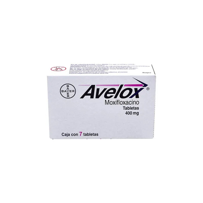 AVELOX 400 MG CON 7 TABLETAS (***)