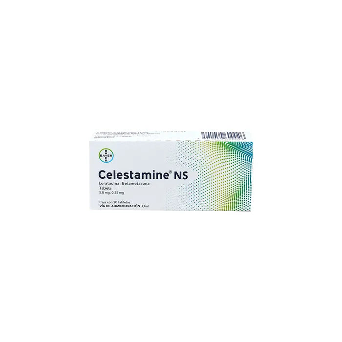 CELESTAMINE NS 5.0 / 0.25 MG CON 20 TAB