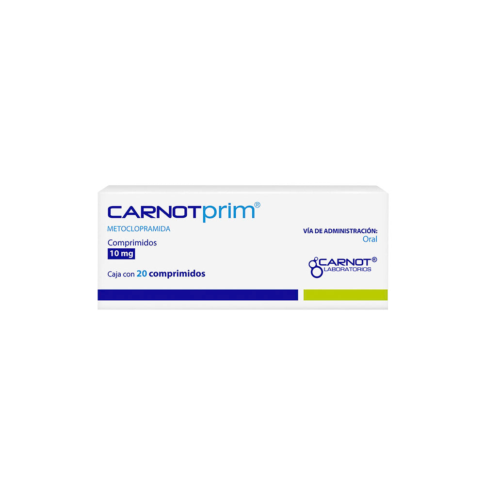 CARNOTPRIM 10 MG CON 20 TABLETAS CAR(***