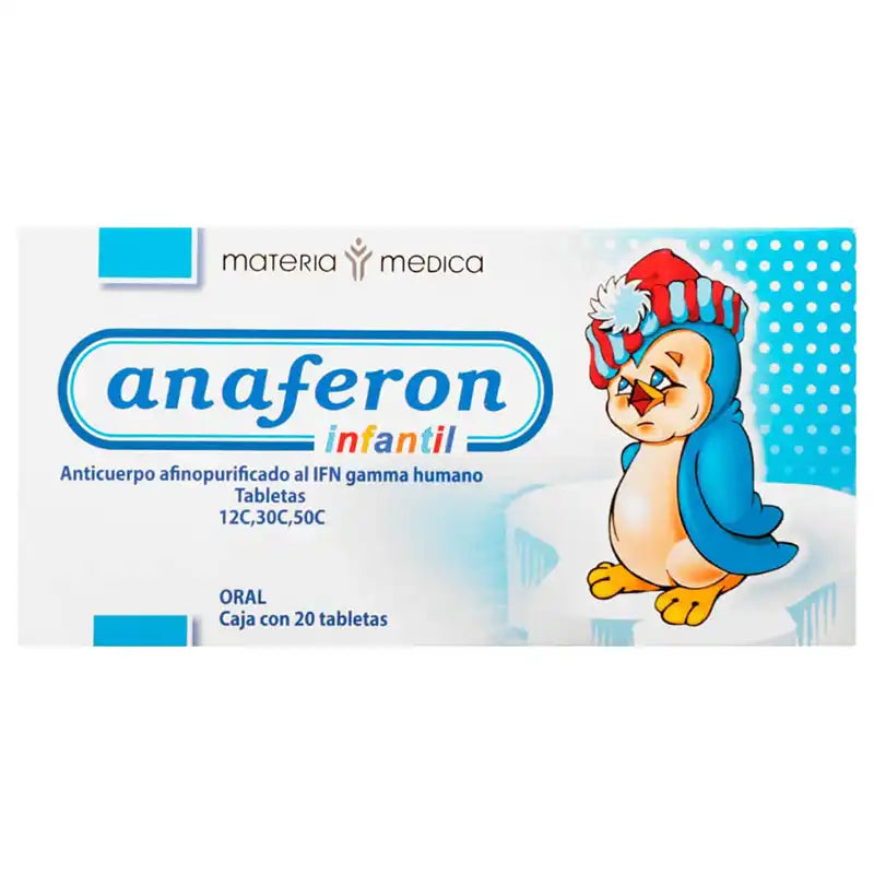 ANAFERON INFANTIL CON 20 TABLETAS (**