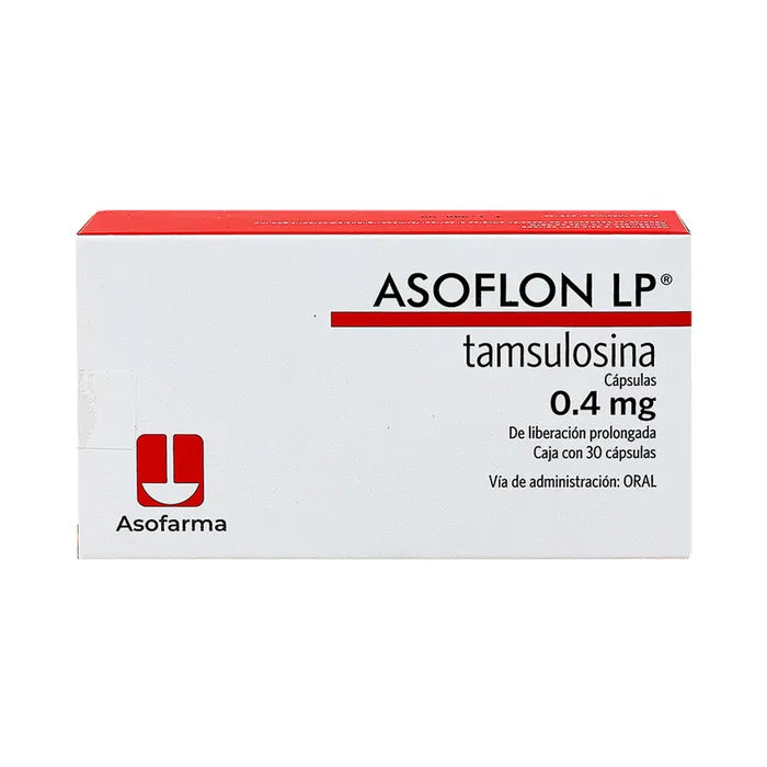 ASOFLON 0.4 MG CON 30 CAPSULAS