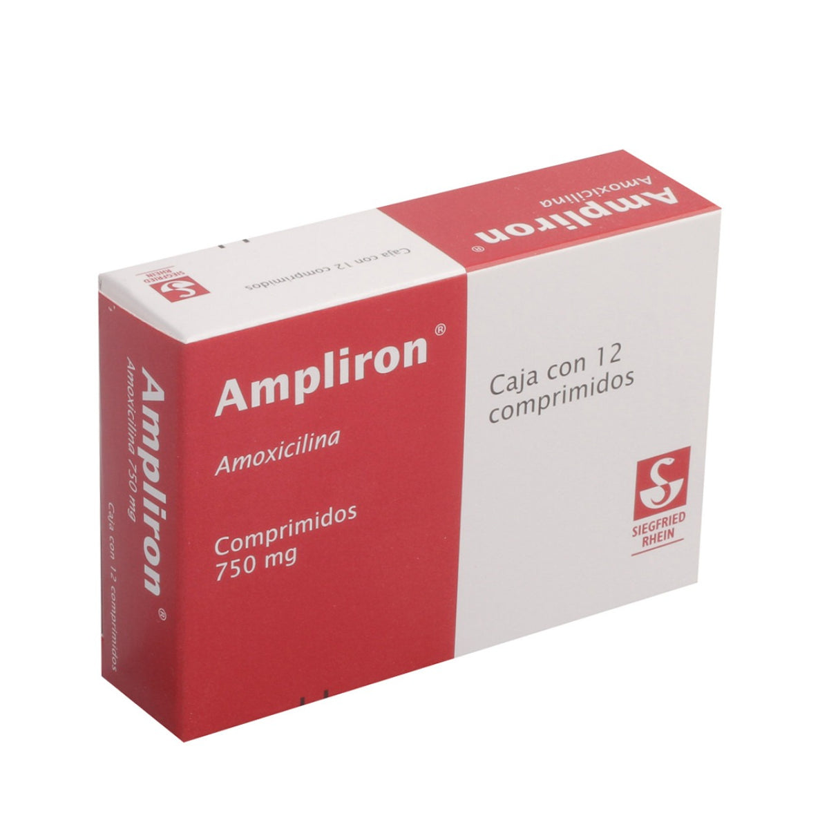 AMPLIRON 750 MG CON 12 TABLETAS (E) (