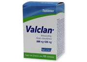 VALCLAN 500 / 125 MG CON 12 TABLETAS