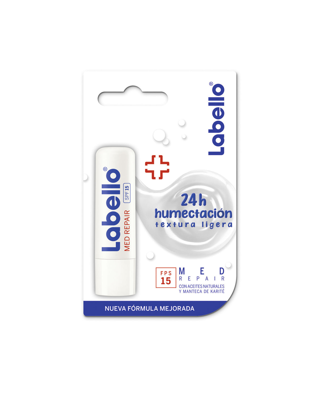 LABELLO MED PROTECTION FPS 15 4.8 G    ( | Código de barras 7501054503637