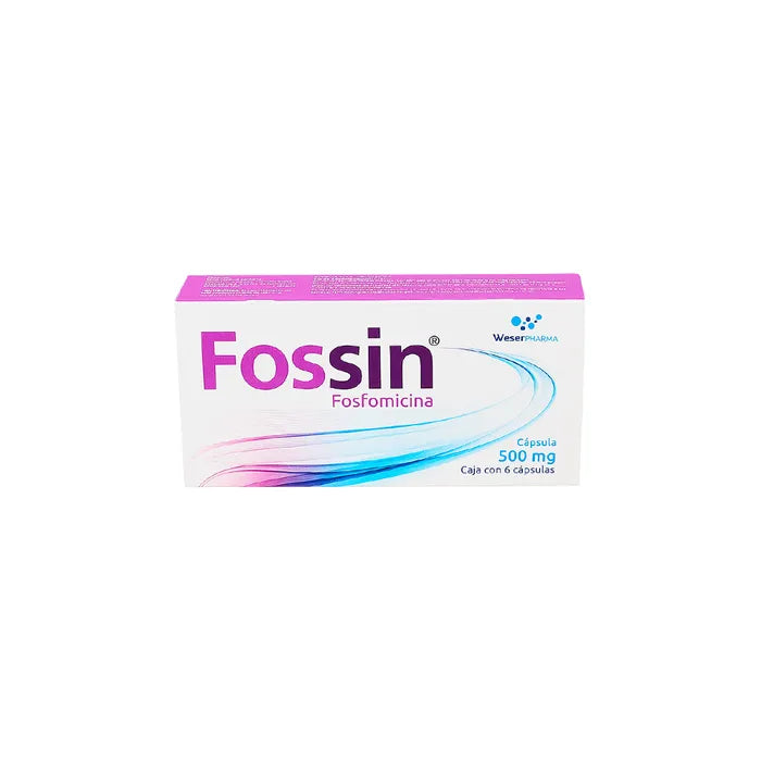 FOSSIN 500 MG CON 6 CAPSULAS (***)